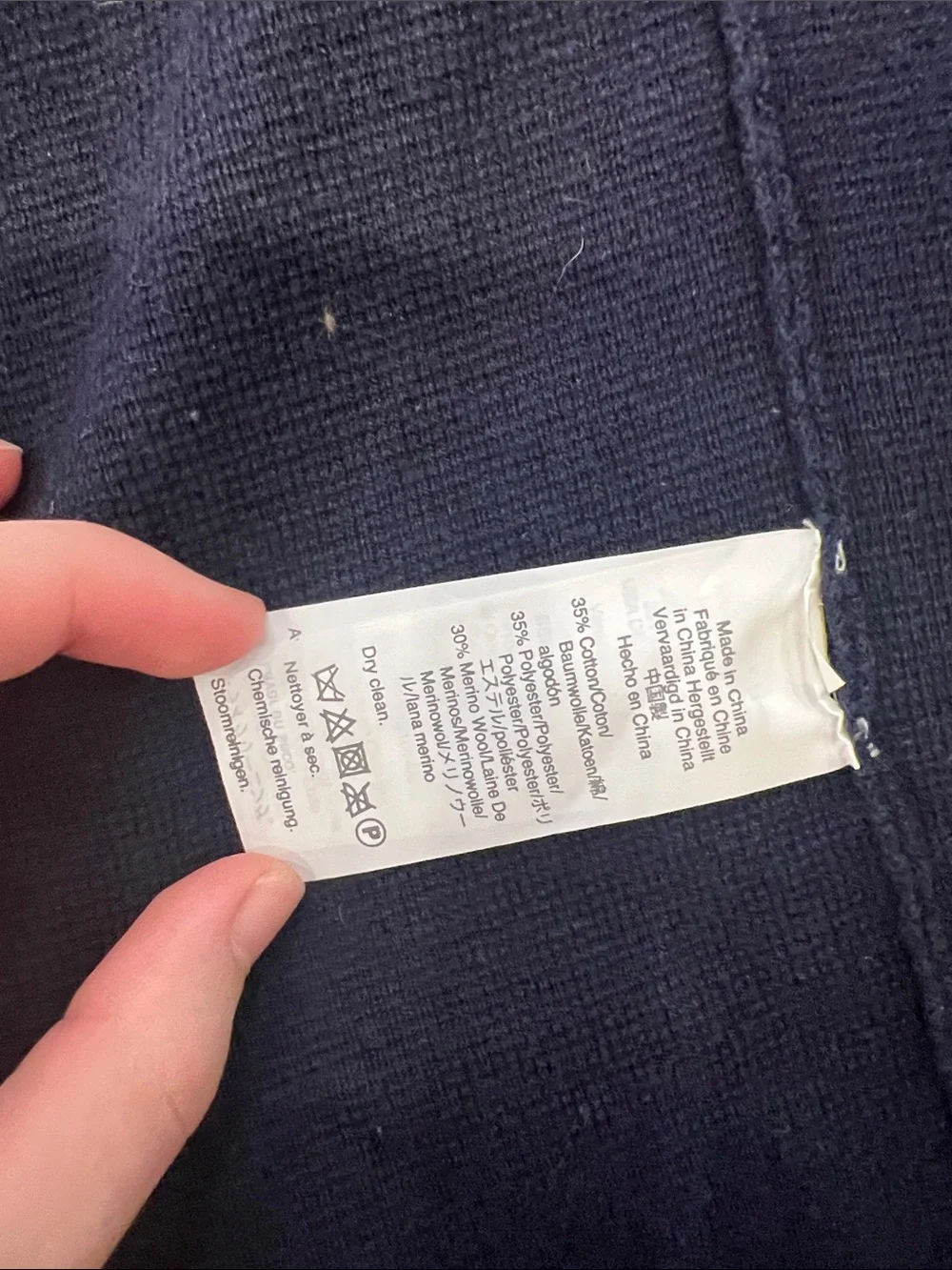 J. Crew Navy Open-Front Blazer Coatigan